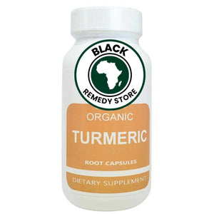 Organic Turmeric Root Powder And Peppercorn Capsules